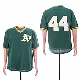 Athletics 44 Reggie Jackson Green Mesh Throwback Jersey Sguo,baseball caps,new era cap wholesale,wholesale hats